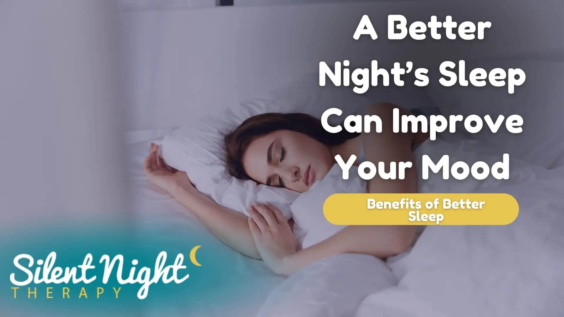 Benefits Of Better Sleep Improve Mood Image