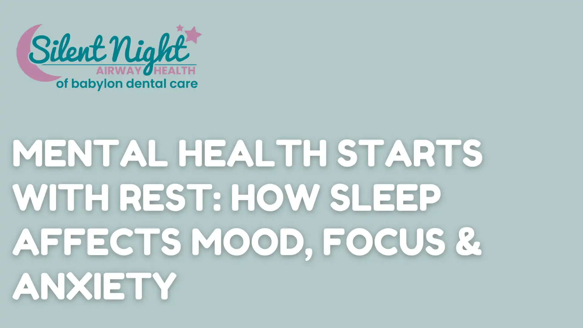 Mental Health Starts with Rest_ How Sleep Affects Mood, Focus & Anxiety Image