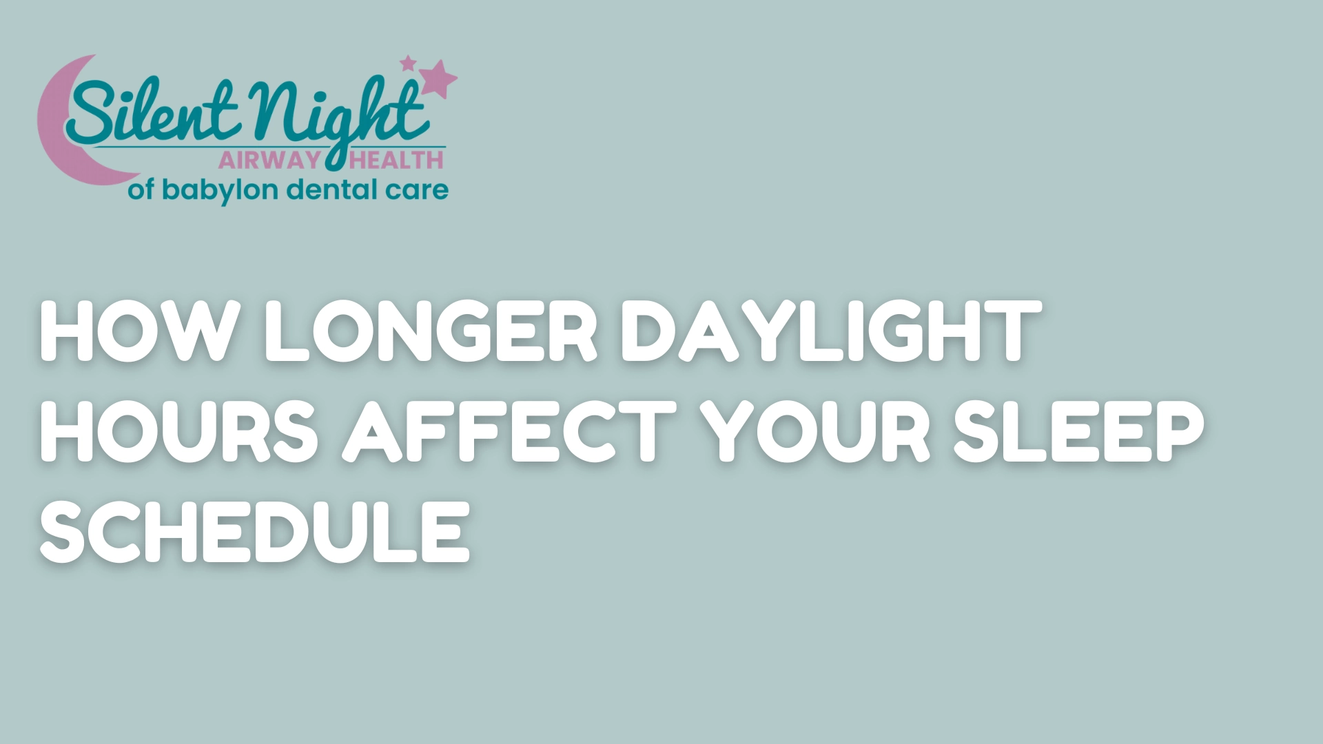 How Longer Daylight Hours Affect Your Sleep Schedule image