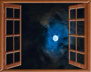 Open Window At Night